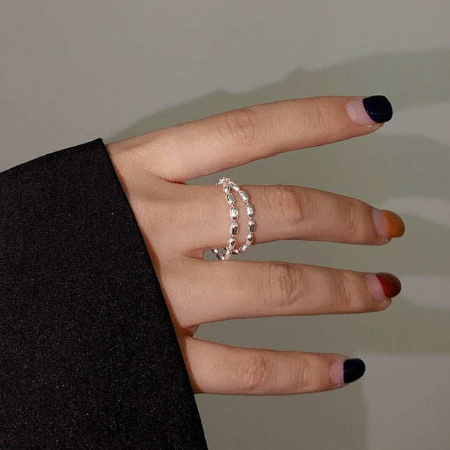 Platinum Plated Ladies Vintage Wear Combination Ring, J2100, J2225, J2160, J2212, J2243, J2246, J2310, J2996, J3021, J3023, J3024, J3063, J3064, J3012, J3032, J2708, J2284, J2046, J2083, J2085, J2089, J2144, J2112, J2639