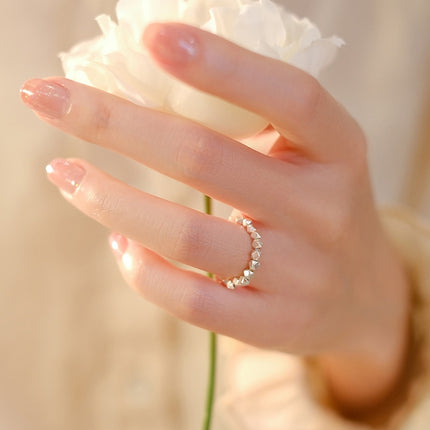 Platinum Plated Ladies Vintage Wear Combination Ring, J2792, J2901, J2203, J2173
