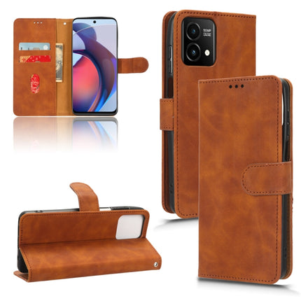 Skin Feel Magnetic Flip Leather Phone Case, For Motorola Moto G Stylus 5G 2023