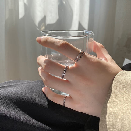 S925 Sterling Silver Cool Style Ladies Combination Ring, J286, J781, J759, J797, J758, J242, J1109, J1071, J1096, J1110, J789, J1717, J1740, J224, J449, J341, J443, J1644, J005, J282, J623, J1658, J406, J1454