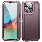 For iPhone 14 Pro Max / Purple + Pink