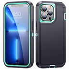For iPhone 13 Pro Max / Dark Blue + Light Blue