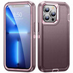 For iPhone 13 Pro Max / Purple + Pink