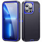 For iPhone 12 Pro Max / Dark Blue + Royal Blue