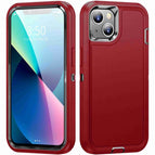 For iPhone 11 / Red + Black
