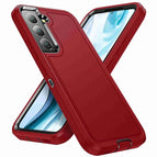 For Samsung Galaxy S22 5G / Red + Black