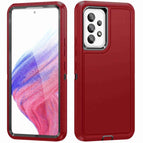 For Samsung Galaxy A53 / Red + Black