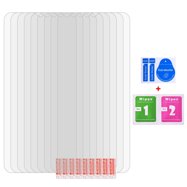 10pcs 0.26mm 9H 2.5D Tempered Glass Film, For DOOGEE V30T(10 PCS), For TCL 406 (10 PCS)