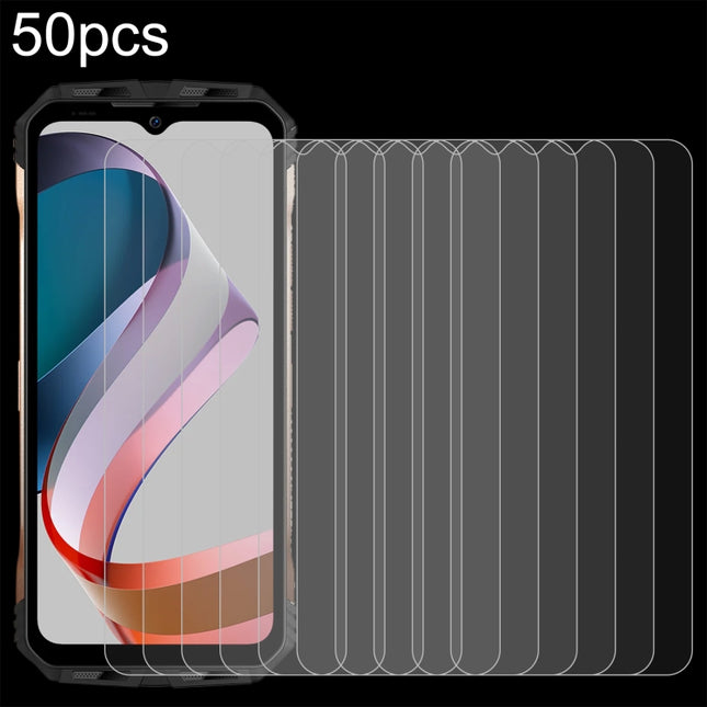 50pcs 0.26mm 9H 2.5D Tempered Glass Film, For DOOGEE V30T(50 PCS), For TCL 406 (50 PCS)