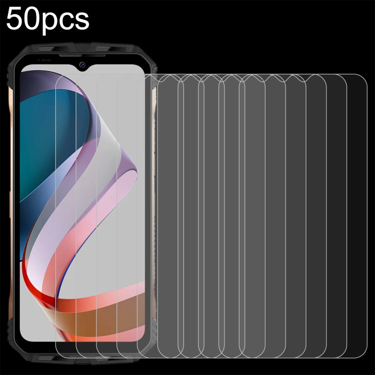50pcs 0.26mm 9H 2.5D Tempered Glass Film