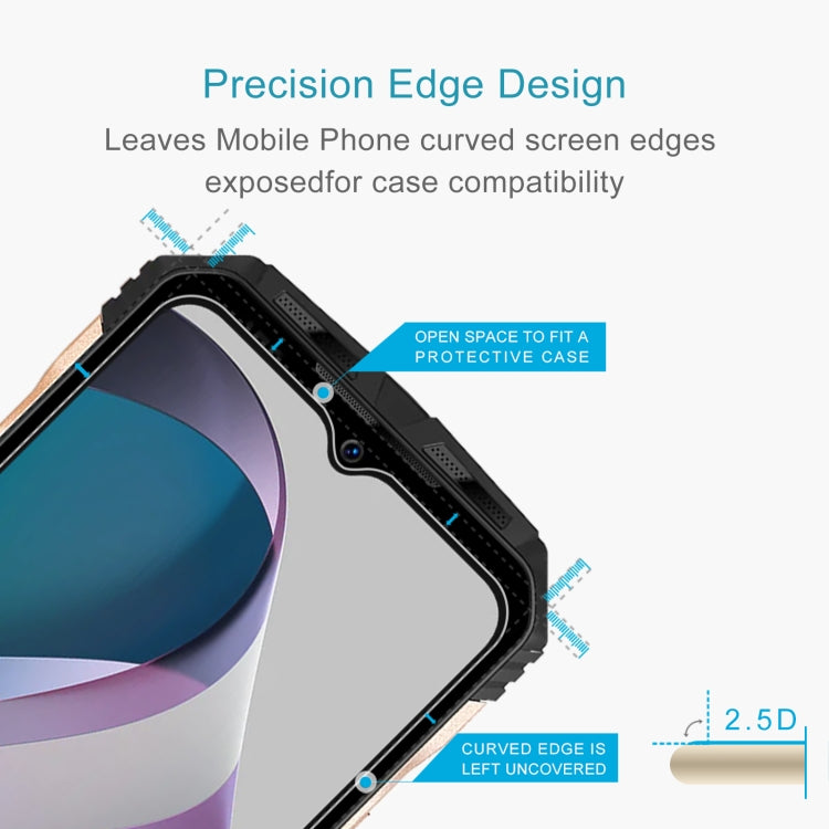 50pcs 0.26mm 9H 2.5D Tempered Glass Film