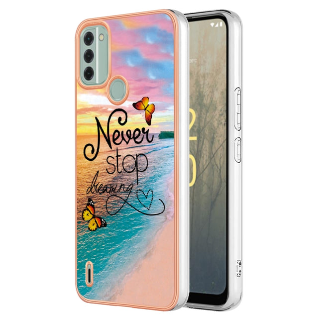 Electroplating IMD TPU Phone Case, For Nokia C31
