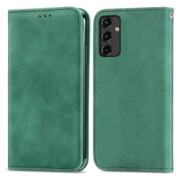 Retro Skin Feel Magnetic Leather Phone Case, For Samsung Galaxy A14 5G, For Samsung Galaxy A54 5G, For Honor Magic5 Lite, For Kyocera Android One S10
