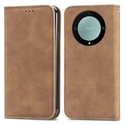 Retro Skin Feel Magnetic Leather Phone Case, For Samsung Galaxy A14 5G, For Samsung Galaxy A54 5G, For Honor Magic5 Lite, For Kyocera Android One S10