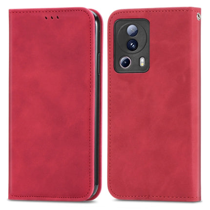 Retro Skin Feel Magnetic Leather Phone Case, For Realme C55, For Xiaomi 13 Lite
