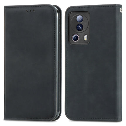Retro Skin Feel Magnetic Leather Phone Case, For Realme C55, For Xiaomi 13 Lite