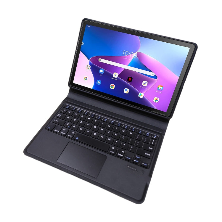 LT106 Bluetooth Keyboard Protective Leather Tablet Case with Touchpad