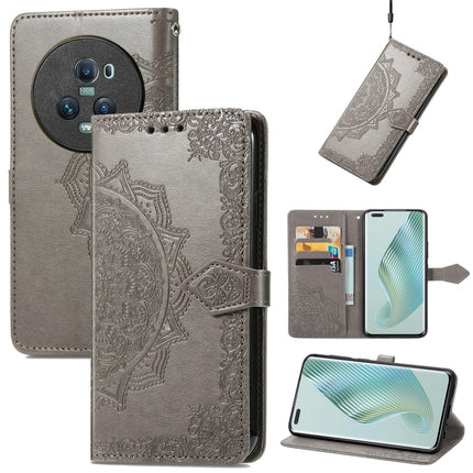 Mandala Flower Embossed Leather Phone Case, For Honor Magic5 Pro, For Honor Magic5, For Nokia C3, For Nokia G22