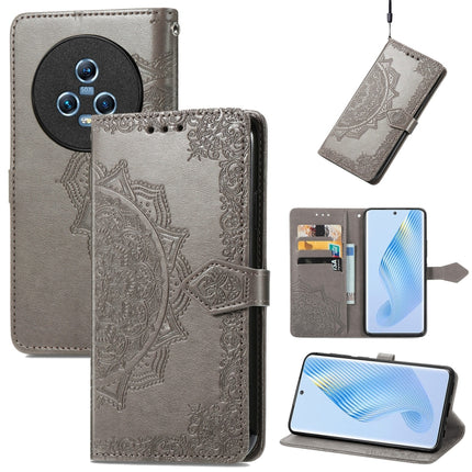 Mandala Flower Embossed Leather Phone Case, For Honor Magic5 Pro, For Honor Magic5, For Nokia C3, For Nokia G22