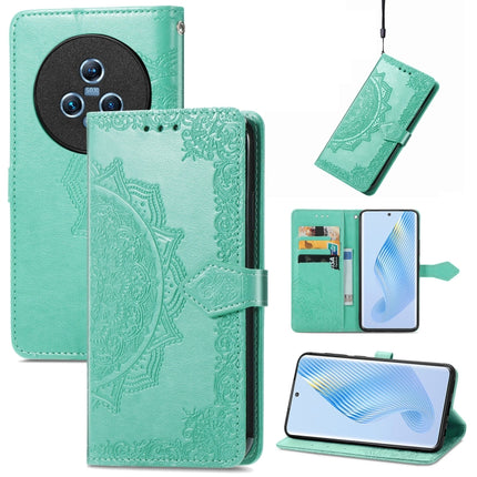 Mandala Flower Embossed Leather Phone Case, For Honor Magic5 Pro, For Honor Magic5, For Nokia C3, For Nokia G22