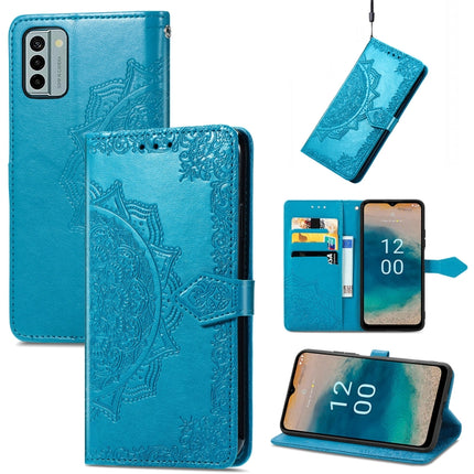 Mandala Flower Embossed Leather Phone Case, For Honor Magic5 Pro, For Honor Magic5, For Nokia C3, For Nokia G22