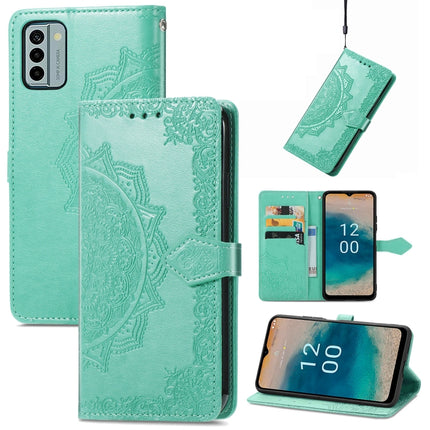Mandala Flower Embossed Leather Phone Case, For Honor Magic5 Pro, For Honor Magic5, For Nokia C3, For Nokia G22