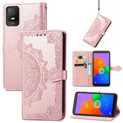 Mandala Flower Embossed Leather Phone Case, For Sony Xperia 1 IV, For Sony Xperia 10 IV, For TCL 40R, For TCL 403