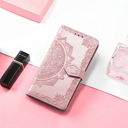 Mandala Flower Embossed Leather Phone Case, For Xiaomi Redmi 12C, For Xiaomi Redmi K60 Pro, For Xiaomi Redmi Note 12 4G Global, For Xiaomi Redmi Note 12 Turbo