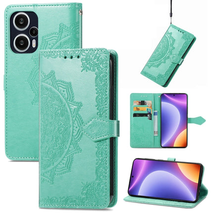 Mandala Flower Embossed Leather Phone Case, For Xiaomi Redmi 12C, For Xiaomi Redmi K60 Pro, For Xiaomi Redmi Note 12 4G Global, For Xiaomi Redmi Note 12 Turbo