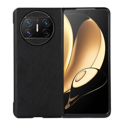 Two-color Litchi Texture PU Phone Case, For Huawei Mate X3