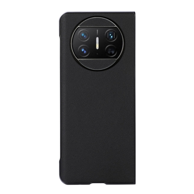 Lambskin Texture Genuine Leather Phone Case, For Huawei Mate X3