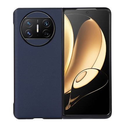 Lambskin Texture Genuine Leather Phone Case, For Huawei Mate X3
