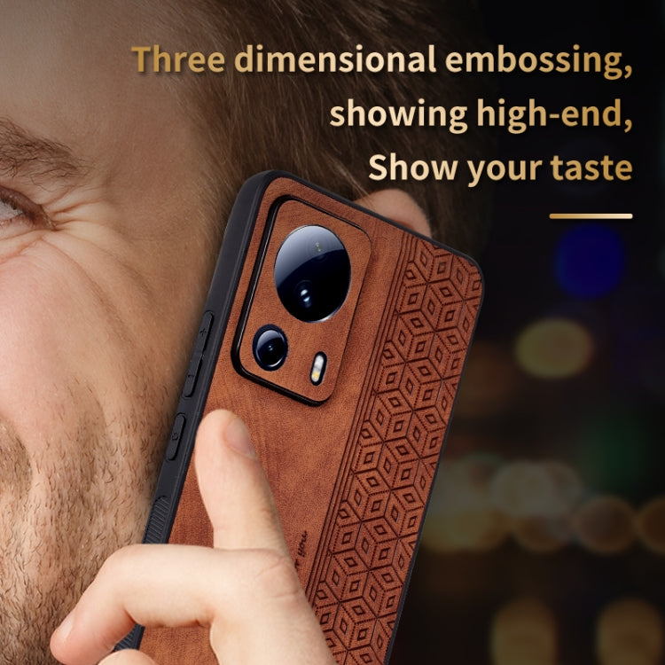 AZNS 3D Embossed Skin Feel Phone Case, For Xiaomi 13 Lite / Civi 2