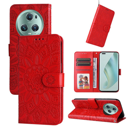 Embossed Sunflower Leather Phone Case, For Xiaomi Redmi Note 12 4G Global, For Honor Magic5 Pro, For Samsung Galaxy M14 5G