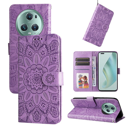 Embossed Sunflower Leather Phone Case, For Xiaomi Redmi Note 12 4G Global, For Honor Magic5 Pro, For Samsung Galaxy M14 5G