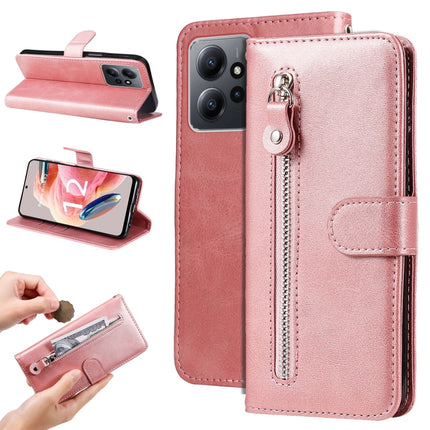 Calf Texture Zipper Leather Phone Case, For Xiaomi Redmi Note 12 4G Global, For Honor Magic5 Pro, For Samsung Galaxy M14 5G