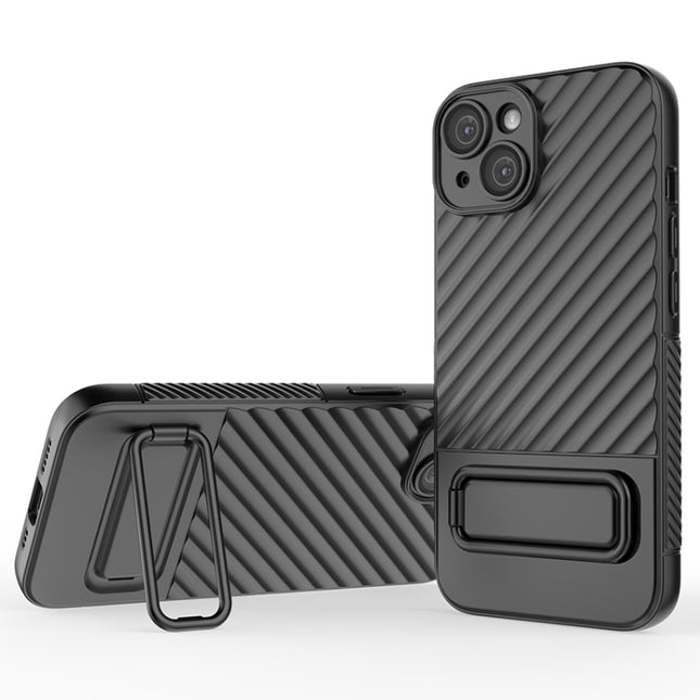 Wavy Texture TPU Phone Case with Lens Film, For iPhone 14, For iPhone 15 Pro Max, For iPhone 15 Pro, For iPhone 14 Plus