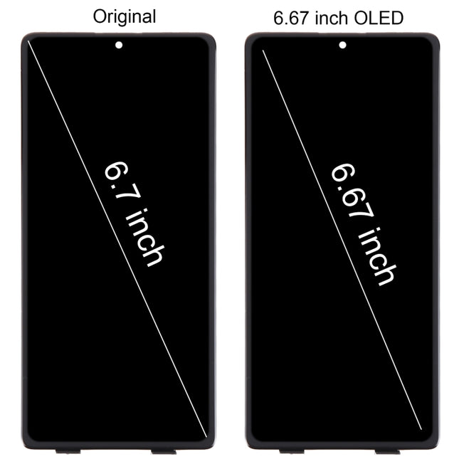 6.67 inch OLED LCD Screen With Digitizer Full Assembly, For Samsung Galaxy S10 Lite SM-G770F, For Samsung Galaxy A71 5G SM-A716, For Samsung Galaxy Note10 Lite SM-N770F, For Samsung Galaxy A71 SM-A715