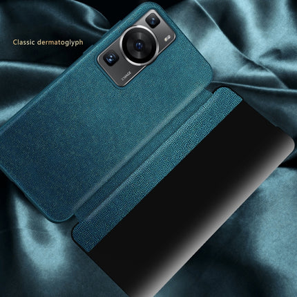 Leather + TPU Frame Shockproof Phone Case, For Huawei P60, For Huawei P60 Pro, For Huawei P60 Art