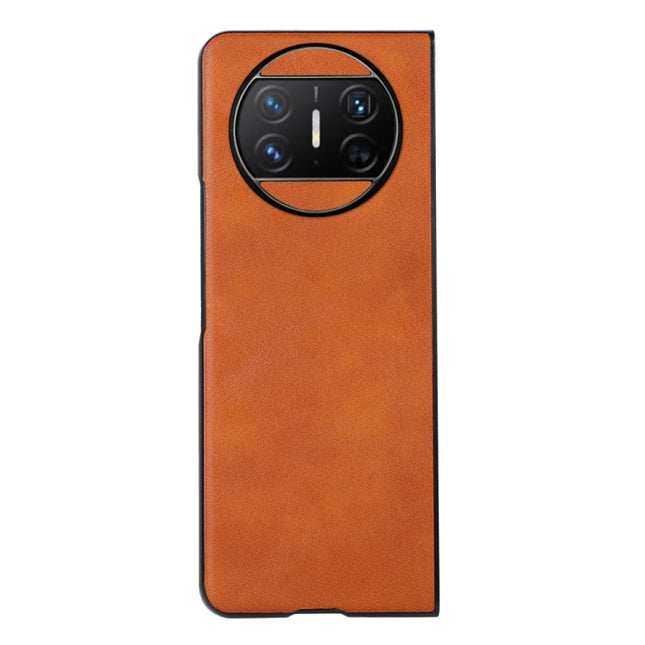 Cowhide Texture PU Phone Case, For Huawei Mate X3