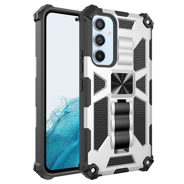 Armor Shockproof TPU + PC Magnetic Protective Phone Case with Holder, For Samsung Galaxy A54 5G