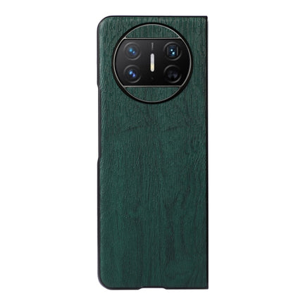 Wood Texture PU Phone Case, For Huawei Mate X3