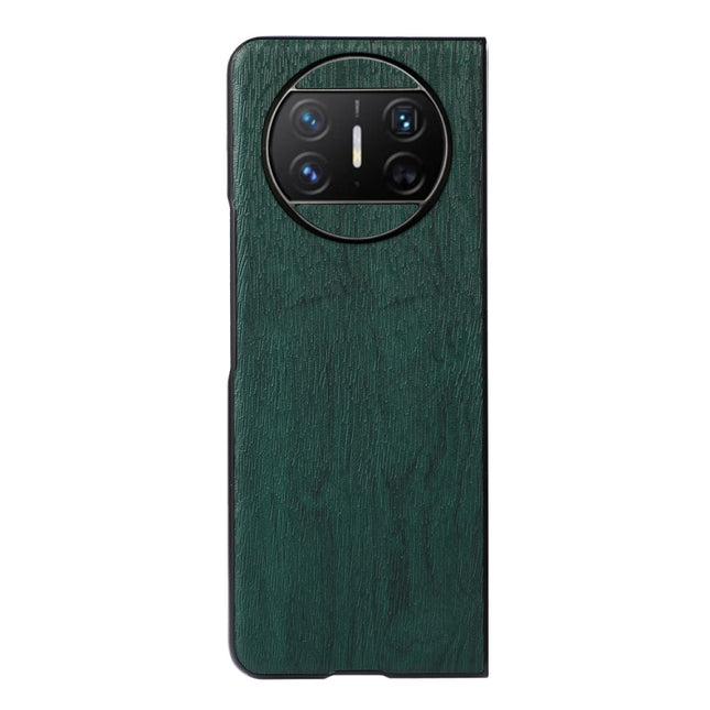 Wood Texture PU Phone Case, For Huawei Mate X3