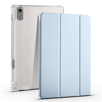 3-fold Clear TPU Leather Tablet Case with Pen Slot, For Lenovo Tab M11 / Xiaoxin Pad 11 2024, For Lenovo Pad Plus 2023 11.5 inch