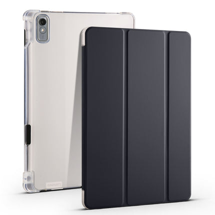 3-fold Clear TPU Leather Tablet Case with Pen Slot, For Lenovo Tab M11 / Xiaoxin Pad 11 2024, For Lenovo Pad Plus 2023 11.5 inch