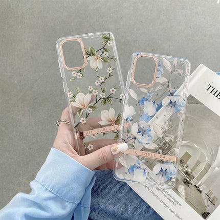High Translucent Electroplating Flower Pattern TPU + PC Phone Case, For Samsung Galaxy A14 5G, For Samsung Galaxy A34 5G, For Samsung Galaxy A54 5G
