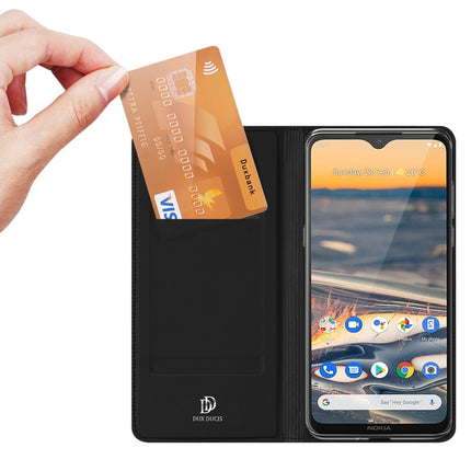 DUX DUCIS Skin Pro Series Horizontal Flip PU + TPU Leather Case, with Holder & Card Slots, For Nokia 5.3