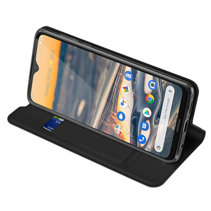 DUX DUCIS Skin Pro Series Horizontal Flip PU + TPU Leather Case, with Holder & Card Slots, For Nokia 5.3