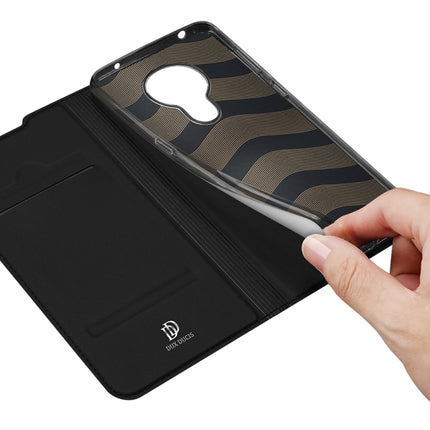 DUX DUCIS Skin Pro Series Horizontal Flip PU + TPU Leather Case, with Holder & Card Slots, For Nokia 5.3