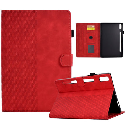 Rhombus Embossed Leather Tablet Case, For Lenovo Tab M9, For Lenovo Tab P11 Gen 2, For Lenovo Tab P11 Pro Gen 2